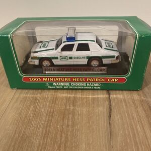 Hess 2003 Miniature Patrol Car Holiday Toy Christmas Gift New In Box